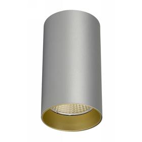 DL300062  Eos 15, 15W Silver & Gold Surface LED Spotlight 1250lm 25° 4000K IP20